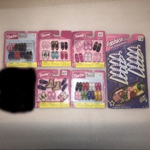 Barbie Doll Shoe and Accessory Pack Lot